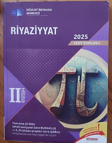 dim informatika qayda: Riyaziyyat 2025 – Test Toplusu 1ci və 2ci hissə cəmi 12 manat — 3