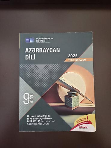 Kitablar və jurnallar: DİM test topluları və hazırlıq vəsaitləri paketi 1) Azərbaycan dili – — 4