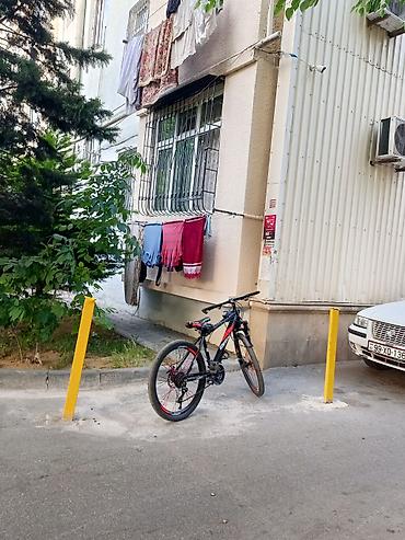 İdman velosipedləri: Bmx 26-lıq velosiped satılır qırmızı qara qarışığ rəng üstündə miqalja — 3