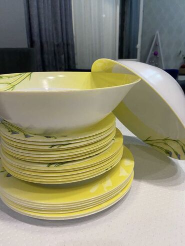 Наборы посуды: Набор посуды Luminarc Большие плоские тарелки-7 штук Средний плоские