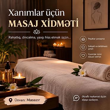 ev pencere modelleri: Relaks masaj, Qadınlar üçün — 1