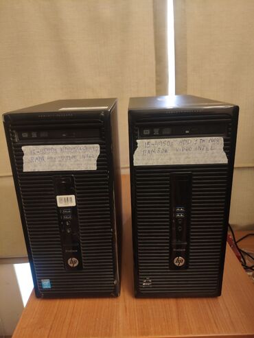 Masaüstü kompüterlər və iş stansiyaları: Hp prodesk 400 G2 MT i5 -4590s hdd 500 GB ram 4 gb vga intel 80