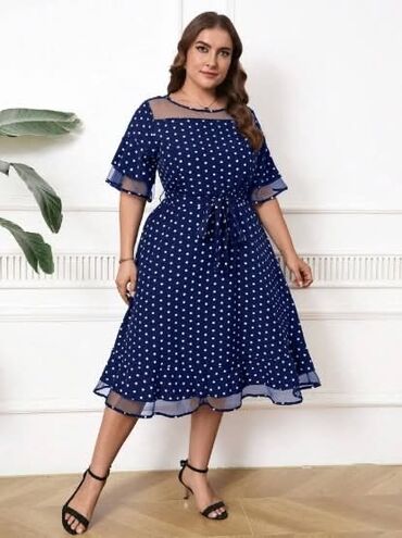 Haljine: Haljina na tufne – mVel 3XL Cena 3900din Ramena : 44 cm Dužina — 7