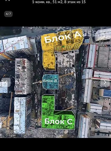 brk group: 1 комната, 51 м², Элитка, 8 этаж, ПСО (под самоотделку) — 4