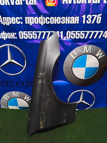 w211 e63: Крыло Переднее правое Mercedes-Benz, 2006 г., Б/у, Оригинал — 1