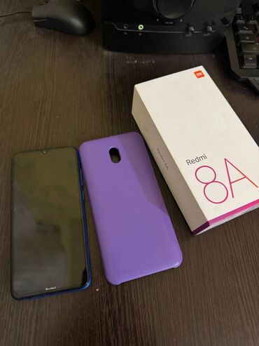 редми 6: Xiaomi, Redmi 8A, Б/у, 64 ГБ, цвет - Синий, 2 SIM