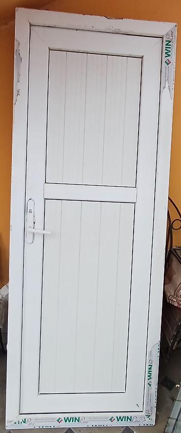 Plastik qapılar: Plastik (PVC) qapı və karkas dəsti - 1 ədəd tam qapı yarpağı və qapı — 6