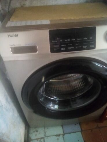 işlenmiş paltaryuyan maşinlar: Paltaryuyan maşın Haier, 7 kq, İşlənmiş, Avtomat, Qurutma var, Kredit yoxdur, Ünvandan götürmə