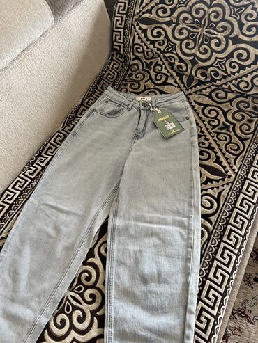 летние джинсы: Джинсы и брюки, цвет - Голубой, Новый