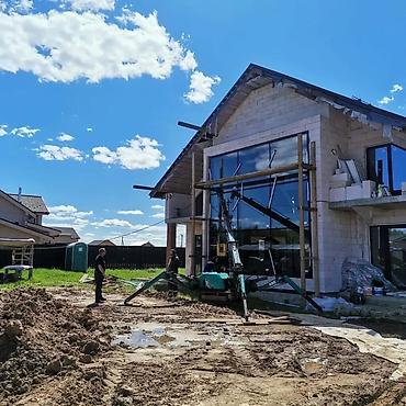 3000: Алюминиевое окно на заказ, Тип окна: Панорамные, Платная установка, Без рассрочки — 2