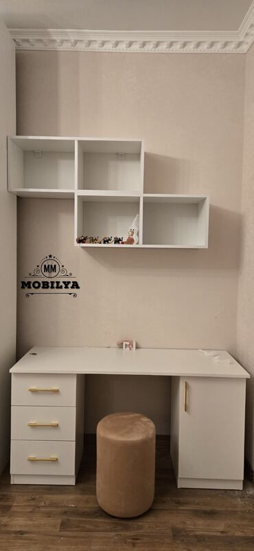 Yataq otağı dəstləri: Təknəfərlik çarpayı, 2 tumba, Dolab, Komod, Azərbaycan, Yeni — 7