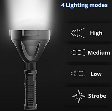 nitecore: Фонарик на охоту, светит хорошо, берет 1000м +- есть два вида. у нас — 4