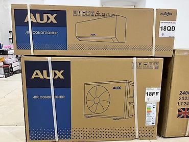 stolustu ventilyator: AUX split kondisioner, inverter tipli. Model: ASW-H18A4/QQD (daxili — 1