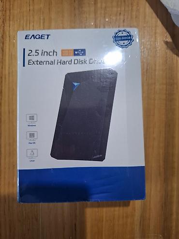 hard disk qiymetleri: Təzə EAGET xarici sərt disk – 500 GB, USB 3.0. WhatsApp-a zəng — 1
