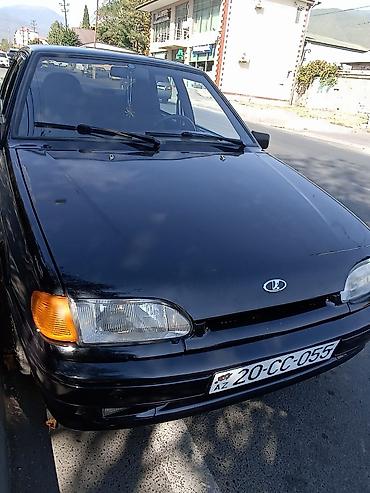 vaz 2129: Lada Samara sedan – qara rəng, 4 qapı, önləri şəffaf, yanları sarı — 6