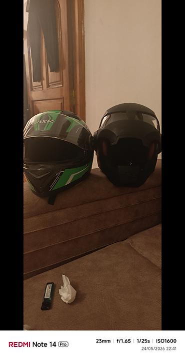 Другое: Moto Kasklar-demek olarki yeni kimidler,yashil reng 40,man qara reng — 1