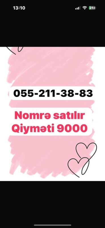 bakcell nomre ne vaxt baglanir: Satışda xüsusi mobil nömrə: 055-211-38-83 Xüsusiyyətlər: - Operator