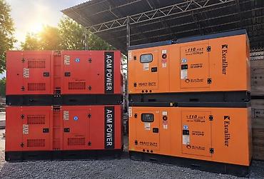 Генераторы: Дизельный генератор AGM POWER, в шумозащитном кожухе. Основные — 8
