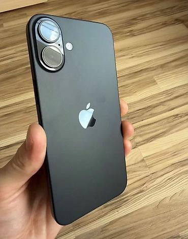 Уюлдук телефондор жана аксессуарлар: IPhone 16 Plus, Колдонулган, Кара — 1