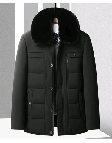 Куртки: Мужская куртка, Все размеры, Новый, цвет - Черный, Самовывоз, Платная доставка — 1