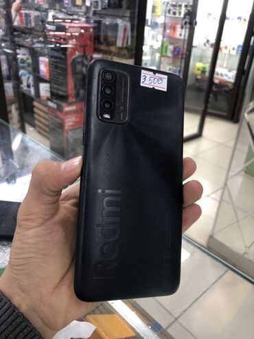 телефон редими: Redmi, Redmi 9T, Колдонулган, 64 ГБ, түсү - Кара, 2 SIM
