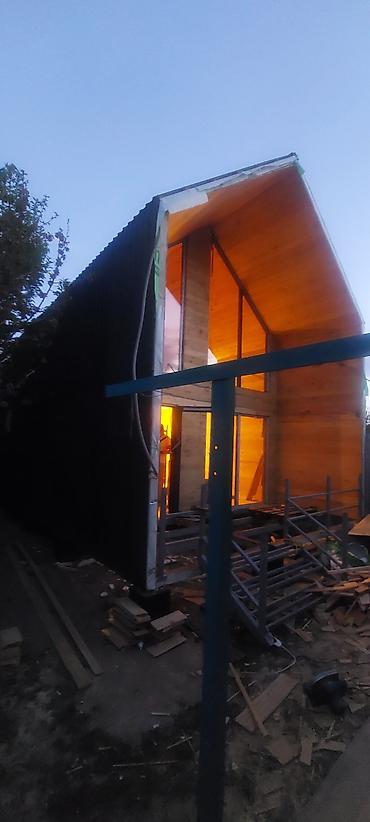 дом каркасный: Каркасный дом в стиле A-frame / шалаш с панорамным остеклением и — 8