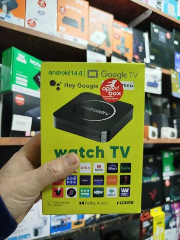 tv set: Yeni Smart TV boks Google TV Android, Ödənişli çatdırılma