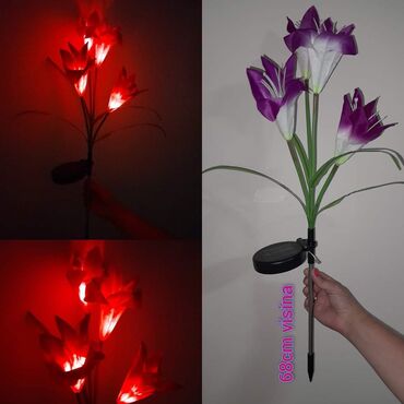 Rasveta: Solarno cveće AKCIJA Cena 1 kom 1250 din 2 kom 2050 din 3 kom 2750 — 9