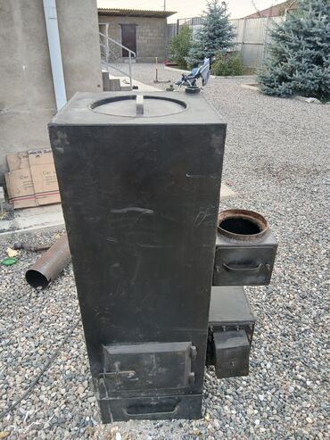 полироль авто: Металлическая твердотопливная печь-отопитель с варочной поверхностью