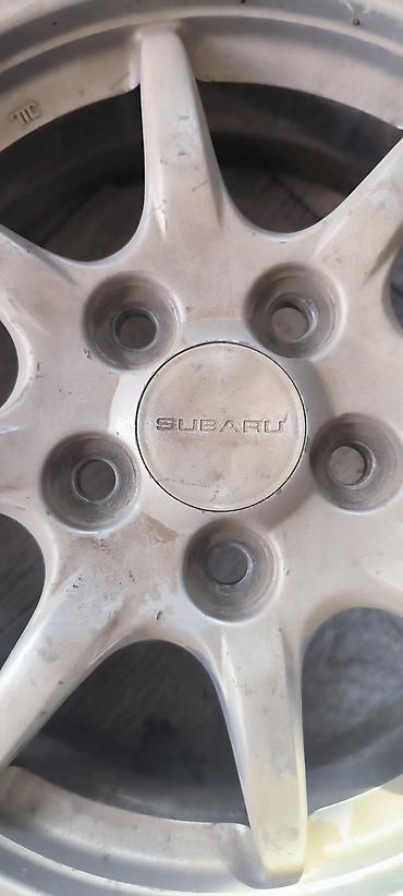 Диски: Комплект из 4 оригинальных литых дисков Subaru. Основные — 2