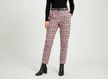 stradivarius spodnie baggy: Stradivarius, Material trousers for women, size S