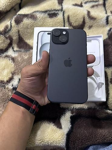 Apple iPhone: IPhone 15, 128 GB, Qara, Face ID — 8