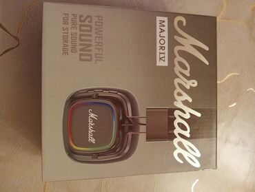 marshall qulaqlıq: Yeni Simsiz (Bluetooth) Qulaqcıqlar, Marshall, rəng - Qara
