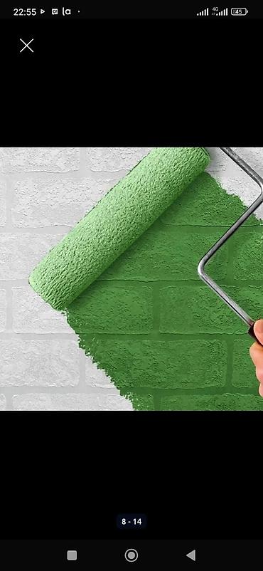 Курулуш жана оңдоо кызматтары: Покраска стен и потолков - Малярные работы в квартирах, домах, офисах — 4