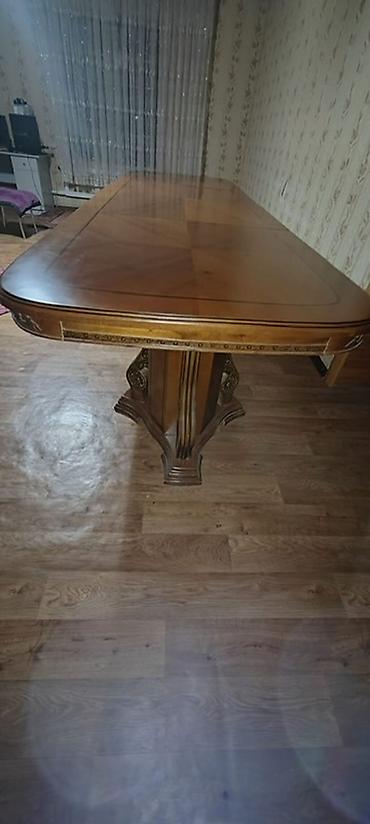 Столы и стулья для зала: Стол и стул для зала, Б/у, цвет - Коричневый — 11