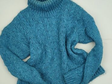 szmaragdowy sweter: Rue Paris, Golf damski, rozmiar M