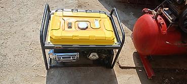 generatör: Məhsul: Benzinli generator Model üzərində yazı: “PowerFull Gasoline — 7