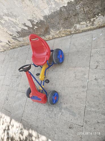 maşn oyunu: Uşaq pedaallı kartinq maşını – GTOYS Speedcar - Rənglər: qırmızı — 3