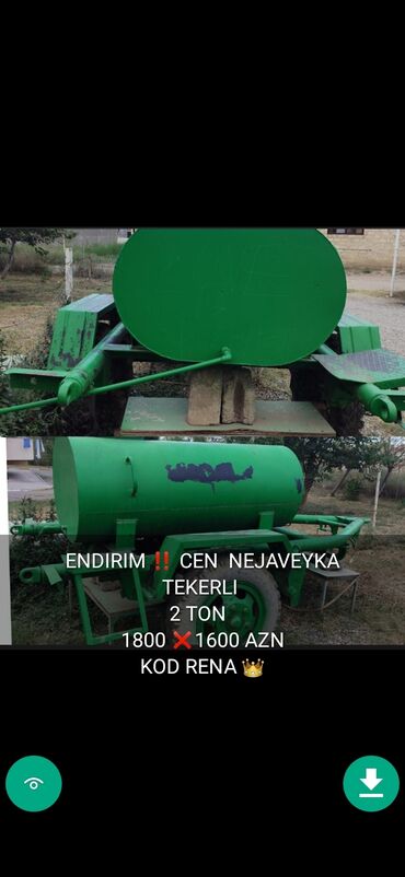 Baklar və çənlər: Bak, Plastik, 1000 l l, İşlənmiş, Ünvandan götürmə — 13