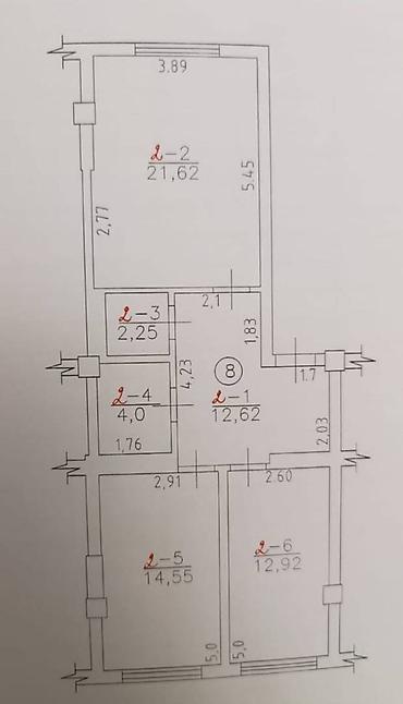Продажа квартир: 2 комнаты, 68 м², Элитка, 2 этаж — 9