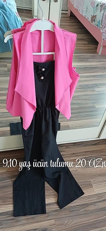 şalvar tulum: Kombinezon, Qız üçün, 9 - 10 yaş — 1