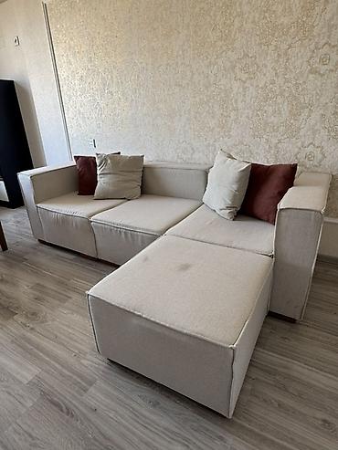 Məhsul: Modul künc divan - Rəng: bej (neytral ton) - Konfiqurasiya: 3