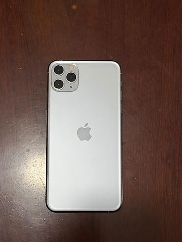 iphone sx: IPhone 11 Pro Max, 64 GB, Gümüşü, Simsiz şarj, Face ID — 1