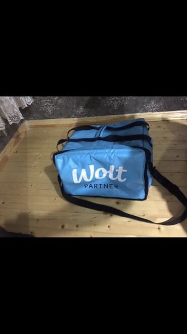 Wolt Partner çatdırılma çantası, sifarişlərin effektiv və təhlükəsiz