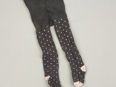 legginsy ze srebrnym lampasem: Tights, 1.5-2 years, condition - Very good