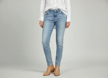 sinsay dżinsy z wysokim stanem: Jeans for women, size L