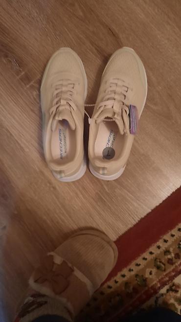 размеры одежды джинсы мужские: Кроссовки, 37, Skechers, Новый, цвет - Бежевый, Самовывоз — 4
