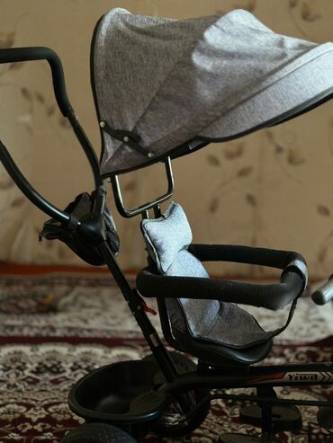 коляска fatone: Балдар арабасы, түсү - Күмүш, Колдонулган