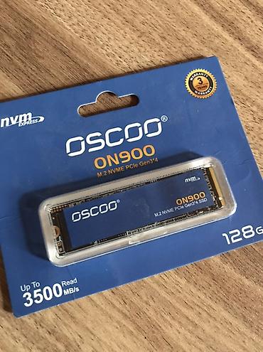 256 ssd: OSCOO - 128GB M.2 NVMe SSD - Form-faktor: M.2 2280 - İnterfeys: NVMe — 1