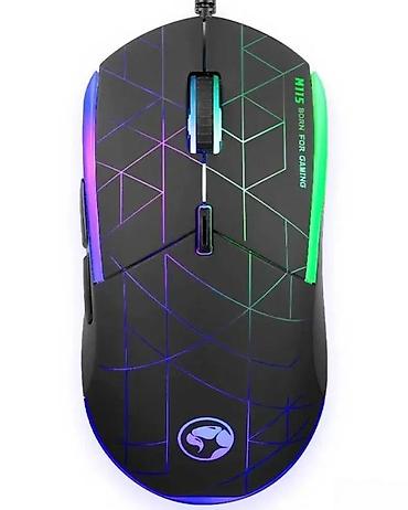 Kompjuterski miševi: Gejming žičani miš M115 - Ergonomski dizajn sa RGB osvetljenjem duž — 1